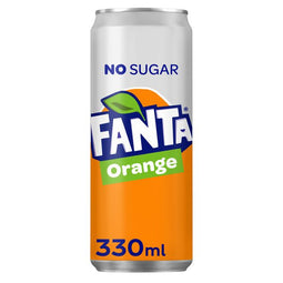 Fanta - Frisdrank fanta orange zero blik 330ml