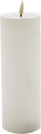 led kaars ivoor wit 20x7,5cm
