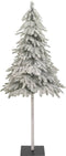 vidaXL - Kunstkerstboom - met - sneeuw - 120 - cm
