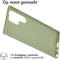 iMoshion Hoesje Geschikt voor Samsung Galaxy S23 Ultra Hoesje Siliconen - iMoshion Color Backcover - groen