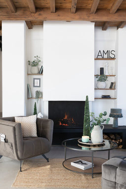 J-Line decoratie Amis - metaal - zwart