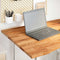 vidaXL - Bureaublad - rechthoekig - 100x80x2,5 - cm - eikenhout - lichtbruin