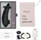 Womanizer Next 3D Pleasure Air-clitorisstimulator – Zuigingsvibrator – Seksspeeltjes met 14 zuigsnelheden – Waterdicht Clitoriszuigingsspeeltje – Oplaadbaar - Zwart