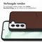 Accezz Galaxy S22 Plus - Premium Leather Card Slot Backcover - Echt Nappa leer - Bruin