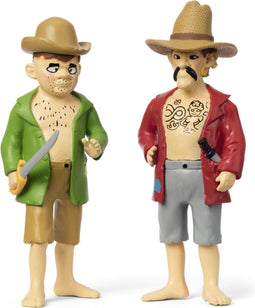 Micky Pippi Pippi Langkous figuren piraten (2 st.)