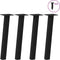 vidaXL - Salontafelpoten - 4 - st - 30 - cm - staal - zwart
