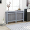 vidaXL Radiatorombouw 172x19x81 cm MDF antraciet