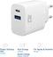 ACT AC2122 - USB-C & USB-A Lader - 20W Power Delivery PPS Quick Charge GaNFast