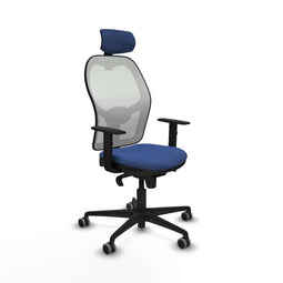 Piqueras y Crespo 1D036G2 - Bureaustoel - Hoofdsteun verstelbaar - Marineblauw