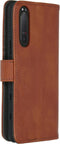 iMoshion Hoesje Geschikt voor Sony Xperia 5 II Hoesje Met Pasjeshouder - iMoshion Luxe Bookcase - Bruin