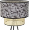 Vloerlamp DKD Home Decor Natuurlijk Zwart Metaal Palmen Polyester Koloniaal (60 x 60 x 129 cm)