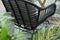 Garden Impressions Margriet tuinstoel - rope - zwart