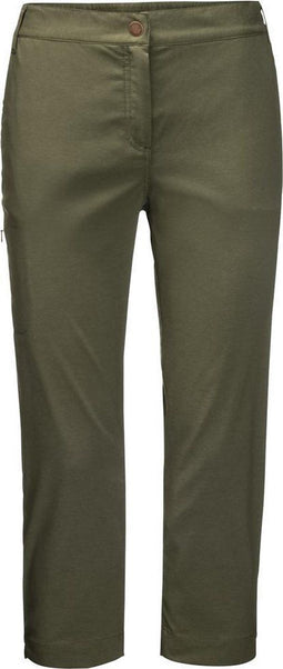 Jack Wolfskin Senegal Pants - Outdoorbroek Vrouwen - Ademend - Delta Green - Maat XS