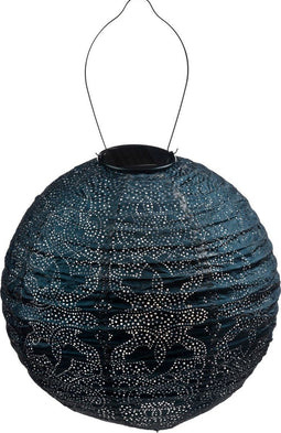 Lumiz Solar Tuinverlichting - Tuinverlichting op zonne energie - Tuinverlichting - Buitenlampjes - Tuinverlichting op zonneenergie - Buitenverlichting - Buitenlamp - Decoratie - Marrakesh Rond - 30 cm - Petrol