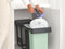Brabantia Sort & Go Inbouw Prullenbak - 2 x 15 liter - Uittrekbaar - Jade Green en Dark Grey (2 stuks)