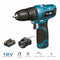 Koma Tools 12 V - Hamerboor met accessoires - Blauw Zwart