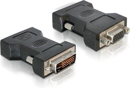 Delock - VGA 15pin F > DVI 24+5 M - Verloopadapter - Zwart