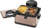 Bestron DF402CO - XL Frituurpan - 3 frituurmanden 4 liter 2000 W koude zone technologie koper