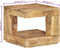 vidaXL - Salontafel - 45x45x40 - cm - massief - mangohout