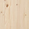 vidaXL - Schoenenbank - 100x34x45 - cm - massief - grenenhout - grijs