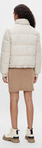 Object Jas Objzhanna L/s Short Jacket - Gewatteerd - Hoge kraag - Zilvergrijs (L)
