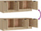 vidaXL - Tv-meubel - 102x35x36,5 - cm - bewerkt - hout - sonoma - eikenkleurig