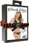 Peek a boo bralette set en open slip Barely Bare - - Zwart