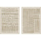 Schilderij Home ESPRIT Wit Beige Stads 103 x 4,5 x 143 cm (2 Stuks)