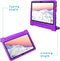 iMoshion Tablet Hoes Kinderen Geschikt voor Lenovo Tab P11 Plus / Tab P11 - iMoshion Kidsproof Backcover met handvat - Paars