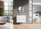 Atlantic Heron - Badkamermeubel - 2 softclose-lades - Hoogglans wit 80 x 38,5 x 53 cm