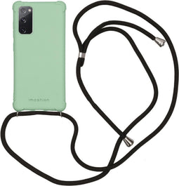 iMoshion Hoesje Geschikt voor Samsung Galaxy S20 FE Hoesje Met Koord - iMoshion Color Backcover met koord - Groen