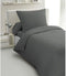 Home Linge Passion - Dekbedovertrekset 2-delig - Microvezel 82 g - 140 x 200 cm - Antracietgrijs (2 stuks)