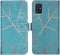 iMoshion Hoesje Geschikt voor Samsung Galaxy A51 Hoesje Met Pasjeshouder - iMoshion Design Softcase Bookcase - Goud / Meerkleurig / Blauw / Blue Graphic