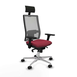 Bureaustoel met hoofdsteun Piqueras y Crespo 3D086N1 Kastanjebruin