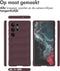 iMoshion Hoesje Geschikt voor Samsung Galaxy S23 Ultra Hoesje Siliconen - iMoshion EasyGrip Backcover - Aubergine