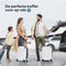 Pathsail® Handbagage Koffer 40L - Lichtgewicht Trolley - TSA slot & 360 graden spinner wielen - Wit