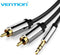Vention 3.5mm Male Aux Jack naar 2 RCA Male Audio Kabel 10 meter