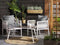 Beliani LATINA - Loungeset voor 4 - Wit - Aluminium