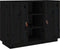 vidaXL - Dressoir - 100x40x75 - cm - massief - grenenhout - zwart