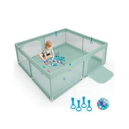 Coast Babybox - Deurbox - 4 Handgrepen & 50 Oceaanballen - 200 x 180 x 68 cm - Groen
