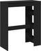 vidaXL - Bartafel - met - rekken - 90x40x103,5 - cm - bewerkt - hout - zwart
