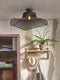 GOOD&MOJO Plafonniere Ibiza - Bamboe/Zwart - 65x65x20cm -