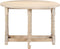 vidaXL - Eettafel - rond - 110x76 - cm - massief - mangohout