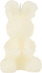 J-Line kaars Konijn - wit - medium - 15U - paasdecoratie