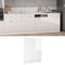 vidaXL - Vaatwasserpaneel - 59,5x3x67 - cm - spaanplaat - hoogglans - wit