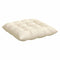 Zitkussens 4 pcs Creme 40 x 40 x 6 cm Katoen Stof