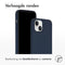 Accezz Liquid Silicone Backcover - MagSafe - Krasbestendig Schokbestendig - Donkerblauw (iPhone 15 Plus)