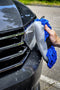 Michelin Autowashandschoen - Microvezel 2-in-1 - Mesh zijde voor insecten verwijderen en microvezel zijde voor carrosserie en glas - Blauw