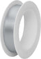 Satijnlint 1 - 5cmx3m zilver - 12 stuks