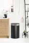 Brabantia Touch Bin - Prullenbak - 40 liter - Mineral Moonlight Black/Matt Steel deksel